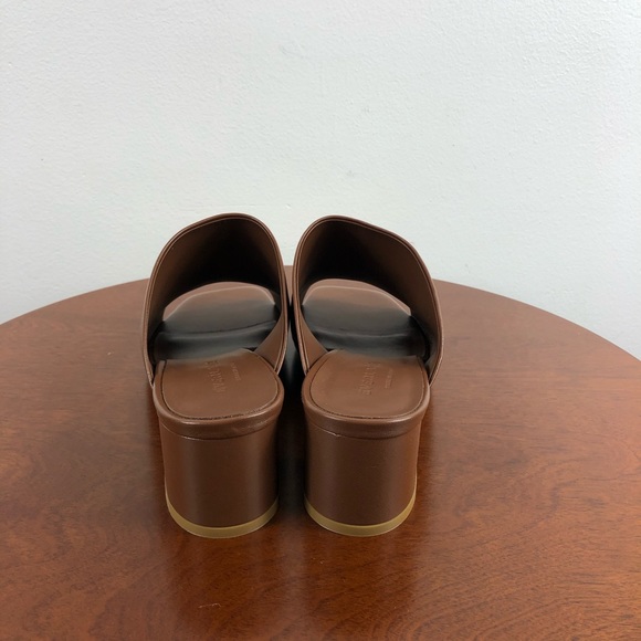EVERLANE The Leather Mule Sandal In Chocolate 8 - Picture 6 of 16
